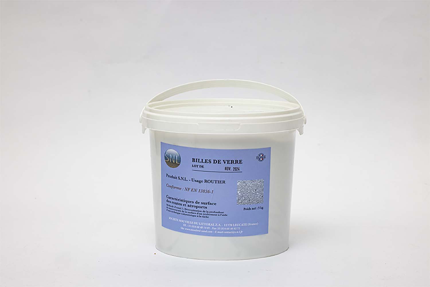 Billes de Verre : Seau de 5kg